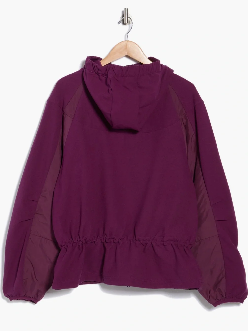 NWT Free People 🍒 All Terrain Fleece Training Jacket in ‘Black Cherry’